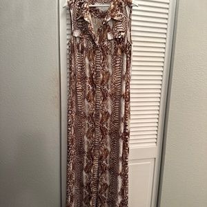 Snakeskin dress